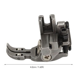 Professional Stainless Steel Roller Presser Foot, 3 in 1 Twist Design, Suitable for Medium Thick Fabric, Industrial Use, Compatible with Most Sewing Machines