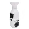 Light Bulb Security Cameras Motion Detection Dual Lens Light Socket