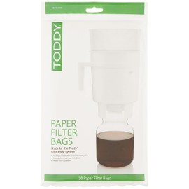 Toddy - THMPF20 Toddy Paper Filter Bags, Home Model Filters, Natural, Pack of 20