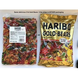 Haribo Original Gold-Bears Gummi Candy, 5-Pound Bag of Delicious Bears!  Ship...