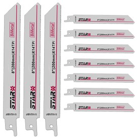 Reciprocating Saw Blades – 10PCS 150MM 6TPI for Wood Cutting – Compatible with, DeWalt, Bosch, Ryobi & Black and Decker Scorpion Saws – High-Performance Blades for DIY & Professional Use