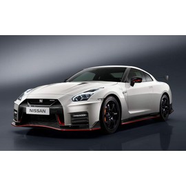 Painting Style Wallpaper Poster (Removable Sticker) Nissan GT-R NISMO R35 B White Pearl 2017 Nismo Nissan NISSAN Caracro R35N-016W1 (Wide Edition, 36.2 x 22.6 inches (921 x 576 mm), Architectural