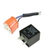 x xotic tech 1pc 3-pin LED Flasher Relay w/Exchange Connector