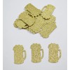Gold Glitter Paper Beer Mug Confetti - 50 Pieces