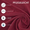 CelinaTex Lucina Fitted Sheet Cotton 200x200-200x220 cm burgundy