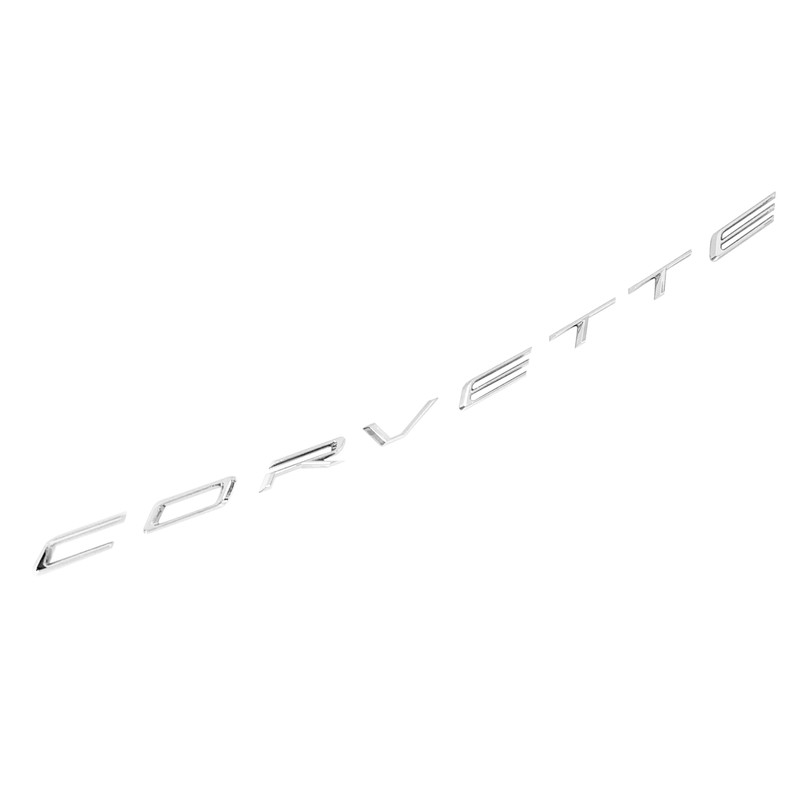 1PC Rear Corvette Letters Emblems 3D Badge Nameplate Logo Replacement