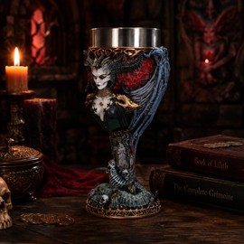 Nemesis Now Diablo® IV Lilith Calice 19,5 cm, resina con licenza ufficiale Diablo, design esclusivo, Diablo Drink Cup, Cast in resina fine, sapientemente dipinta a mano, inserto rimovibile