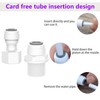 Qrity 1 Set Water Filter Quick Connector, 1/2" Male/Female Thread