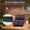 Digital Wall Clock 8.5 Inch Large Display LED Alarm Clock