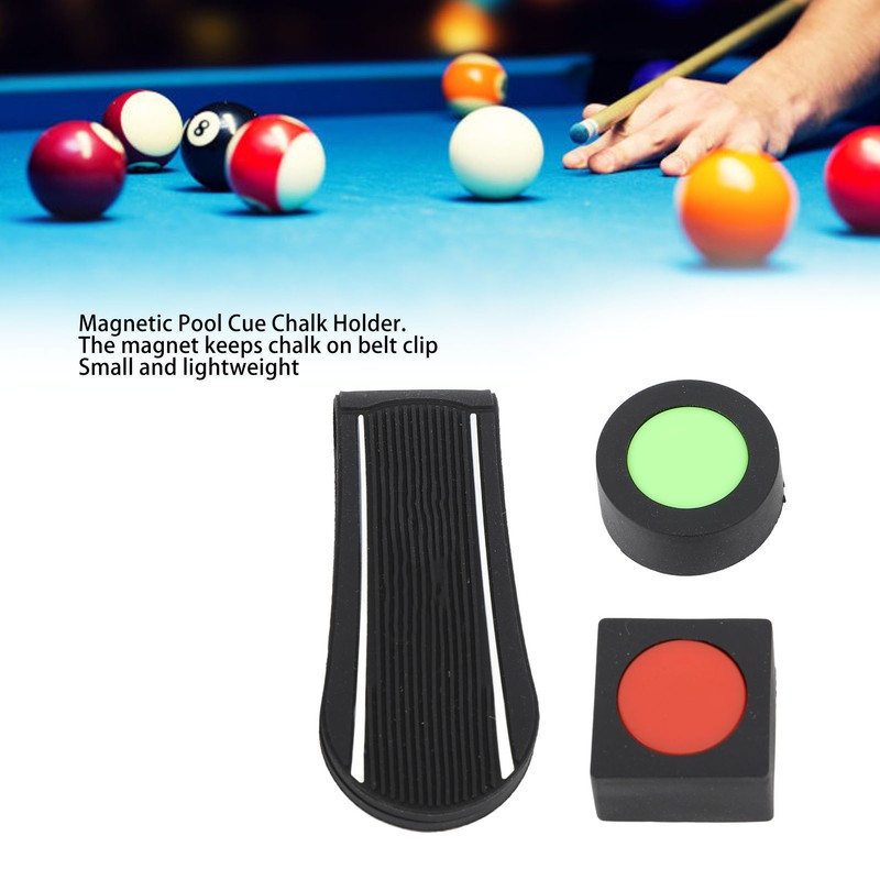 Portable Billiard Chalk Holder Stylish Multifunctional Pool Cue Chalk Holder