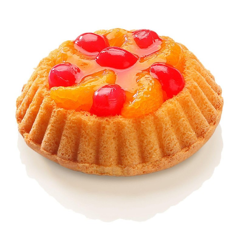 Zenker Z6531 6531 Tortelettförmchen 6 Stück, Ø10cm, black metallic