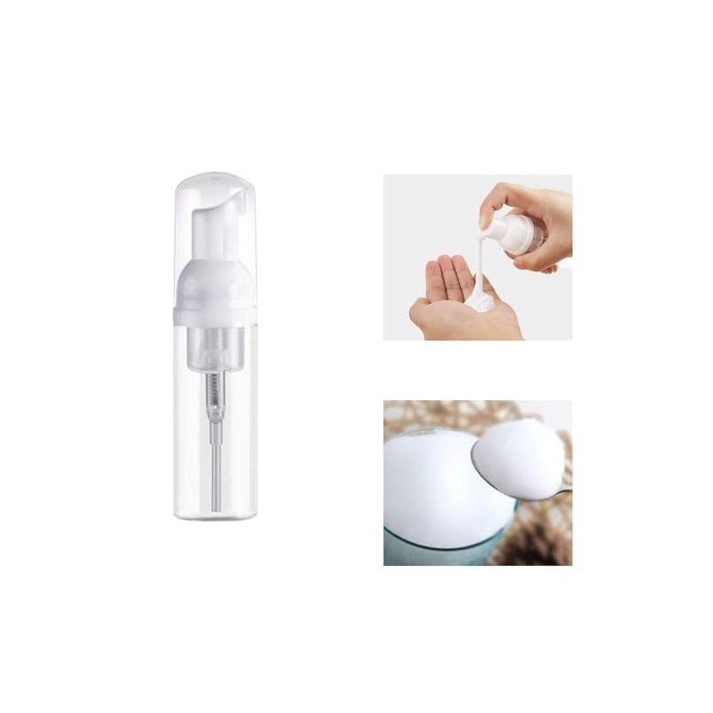 KEAIYYJ- Small Foam Pump Bottle Travel Size Mousse Mini Foaming
