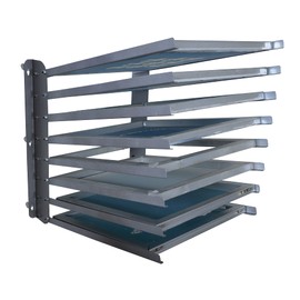 TECHTONGDA Screen Frame Holder Art Painting Drying Rack Storage 8 Layers Screen Printing Shop Rack Screen Drying