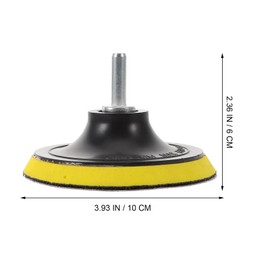 iplusmile 1 Juego de 10 Piezas de Discos de Lija de Lija Kit de Almohadilla Juego de Lija de Molienda con Varilla de Molienda para Herramientas Giratorias de Amoladora de Taladro