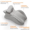 Memory Foam Ergonomic Prone Reading Wedge Pillow Light Gray