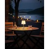 UMEXUS 9.8'' Small Cordless Table Lamp, 5200mAh Battery Operated Touch