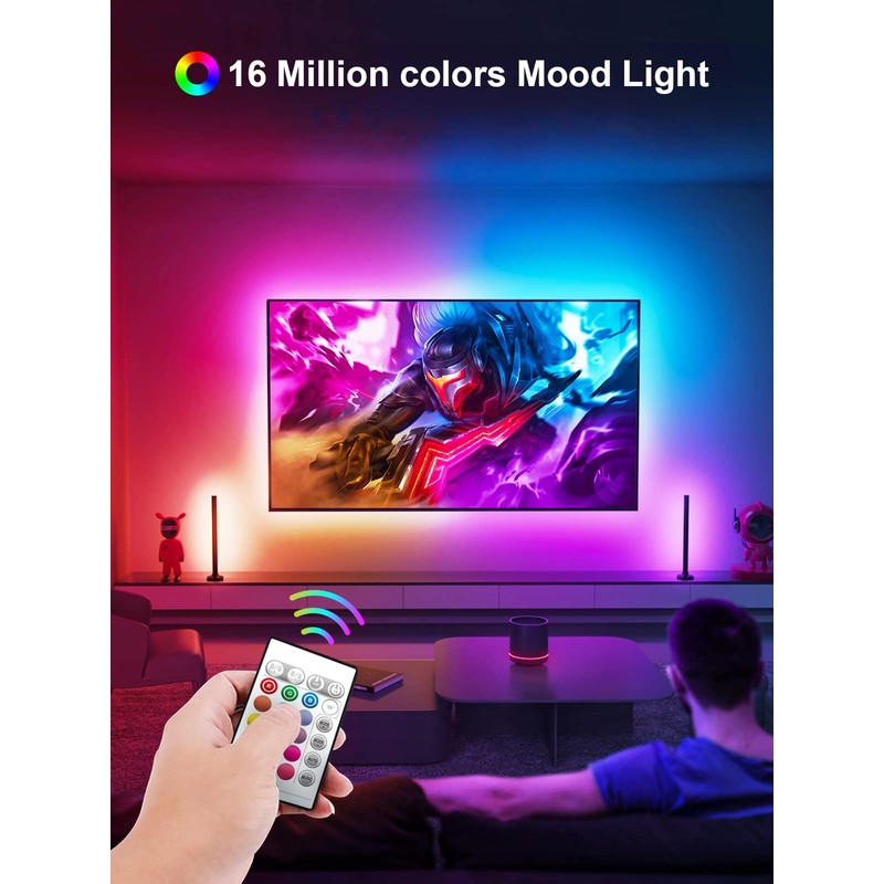 KANTUTOE LED Lights for TV, 16.4ft LED Lights for 45-75