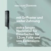 Hercules sagemann Fine Metal Pin Tail Hair Comb, Length-23.5 cm