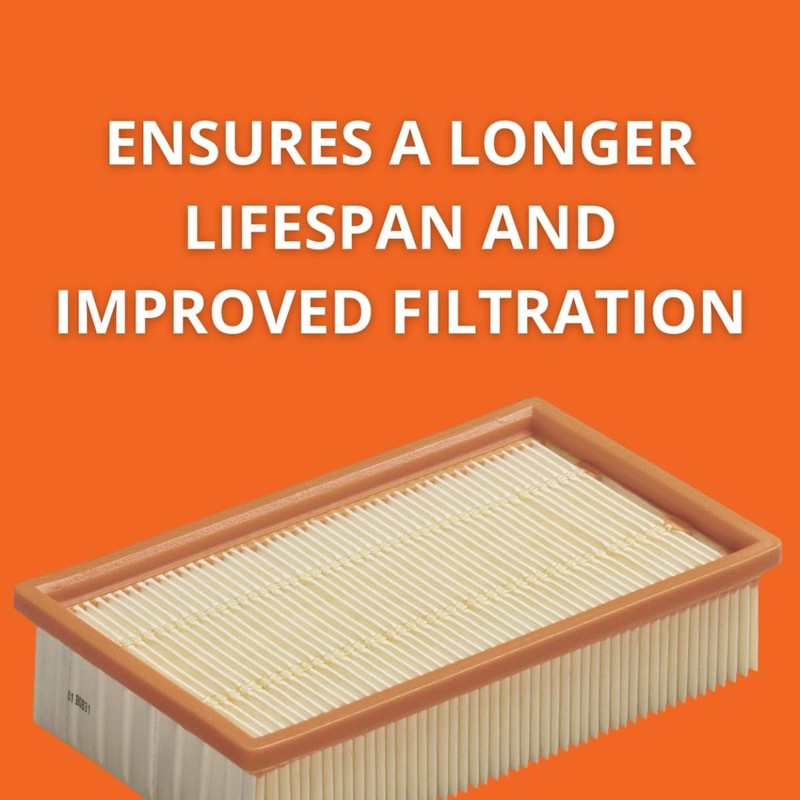 Fein Flat Pleated Dust Extractor - Fits Turbo I and