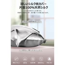 SGMSILK Silk Pillow Cover, 22 Momme, 100% Natural, Grade 6A, 13.8 x 19.7 inches (35 x 50 cm), Zippered, OEKO-TEX Certified, Single-Sided Silk Pillow Case, Reduces Sleeping Habits, Antibacterial, Odor