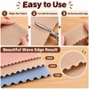 Stainless Steel Pinking Shears for Fabric Cutting – 3/5/7mm Wave