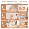 National Park Map Tracker, US National Parks Map, Wooden National