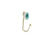 G Decor Rhodes Crackle Glaze Ceramic Wall Hooks Coat Hooks