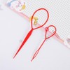 1Set(2pcs) Plastic Magic Hair Braid Ponytail Maker Clip Tool Simple