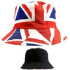 Rocking Party Union Jack Reversible Unisex Bucket Hat Olympics Britain