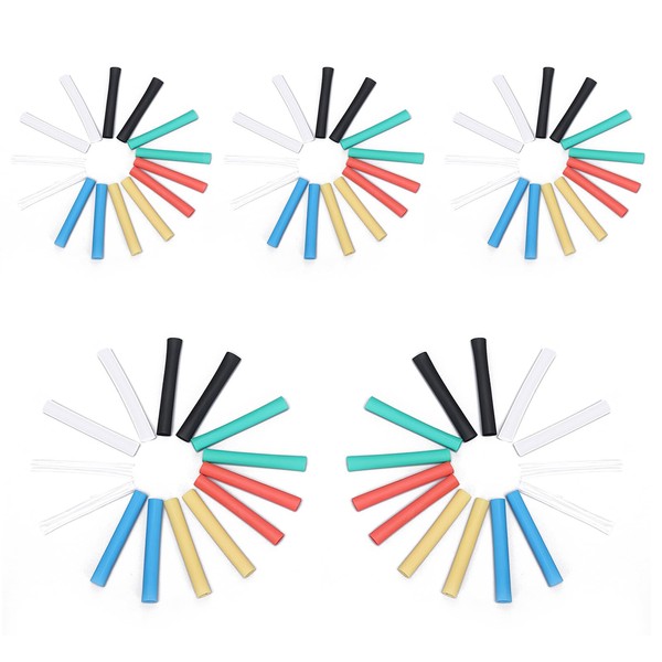 Pack of 70 Heat Shrink Tubing, 6 cm Electrical Cable