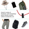 sourcing map 6pcs Spring Cord Locks Plastic End Stopper Single