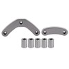 2pcs Motorcycle Engine Side Protector Frame Crash Pad Kit Fit