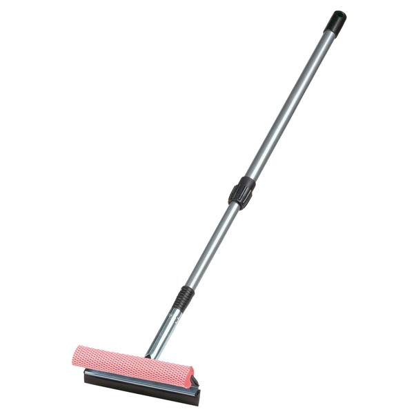 Carrand 9045R Standard 8" Metal Squeegee Head with 42" Extension Handle , black