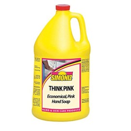 Simoniz ST1075004 Think Pink Hand Soap, 1 gal Bottles per Case (Pack of 4)