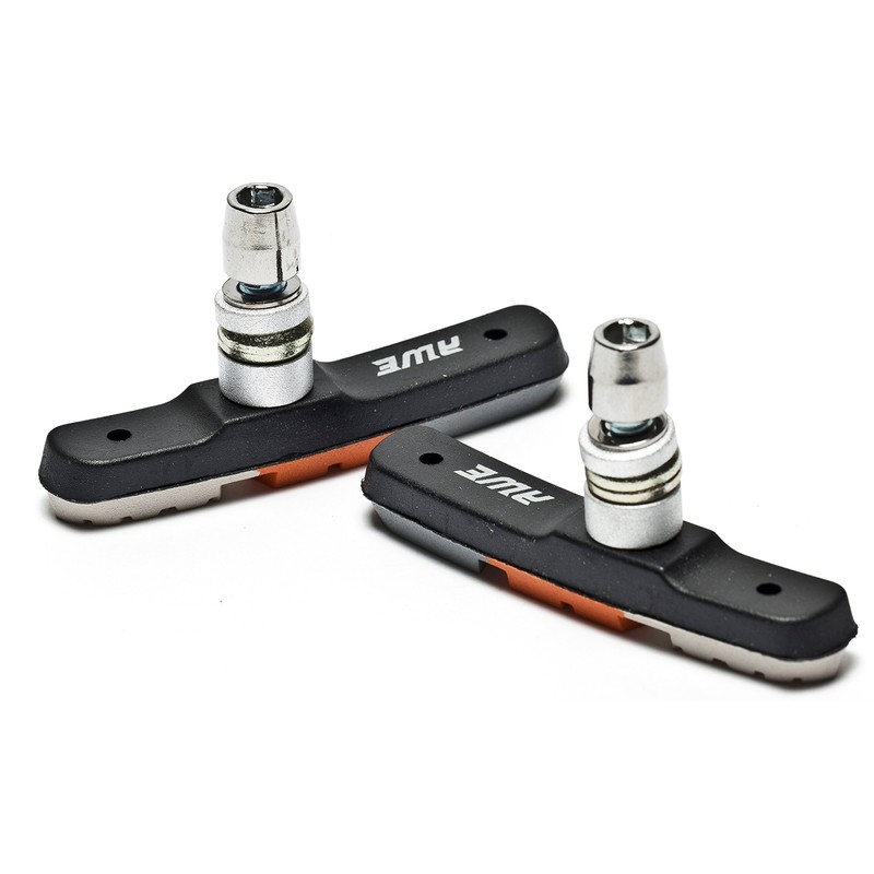 AWE® Triple Contour V Brake Pads Grey/Orange/White 72mm