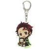 Demon Blade Kamado Charcoal Jiro Gyugyutto Acrylic Key Chain
