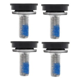 Crank Bolt Bicycle M8, 8mm Hex Fixing Screws, Bottom Bracket Crank Bolts, Bottom Bracket Stainless Steel Bolts Bicycle Bottom Bracket Axle Bolts, Waterproof, Pack of 4 HOTMNTY