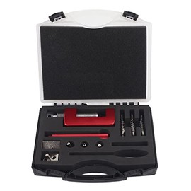 Cortador Cadena Remachadora Motocicleta Bici Atv Estuche Portatil,Juego de herramientas universales de remachado para cortador de cadena de motocicleta, 12 Uds., con caja de almacenamiento para ATV