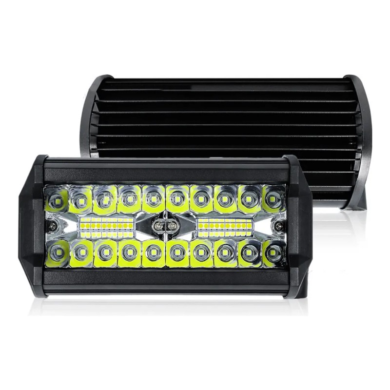 Un Par De Faros Auxiliares De 7 Pulgadas 120w 6000k