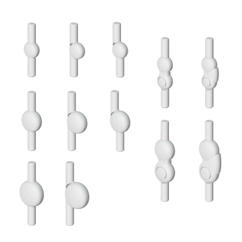 Hobby Base Premium Parts Collection Articulating Figure Joint Pure White