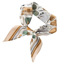 SILKORIGIN Scarf for Women 27.5” x 27.5” Silk Square Satin Head Scarf for Women Silk Hair Wrap for Sleeping