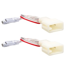 RED WOLF Car Front Door Speaker Wire Harness Adapter Connector for Toyota Scion 2000-2019, Camry 4Runner, Subaru 2012-2019 Vehicles 2PCs