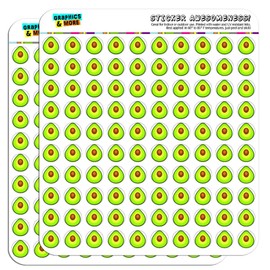 Avocado 1/2" (0.5") Planner Calendar Scrapbooking Crafting Stickers - Opaque