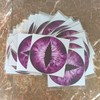 Vyqloren Beast Eyes Headlight Decals, 3D Round Stickers and Decals