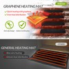 Walensee Snow Melting Mats for Stairs, 10" x 30" Graphene
