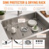 iPEGTOP Sink Bottom Grid 28"x 15", Stainless Steel Sink Protector