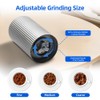 Manual Coffee Grinder - Stepless Adjustable Settings Portable Hand Coffee