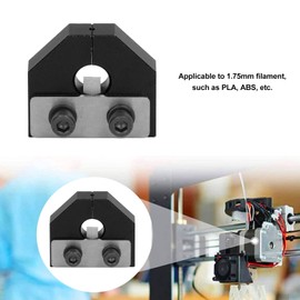 Filament Welder Connector, 3D Printer Filament Welder Connector, Broken Filament Connector Sensor for 1.75mm Filament 3D Printers (Black)
