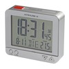 Atrium Funk-Wecker digital Silber sensorgesteuertes Nachtlicht, Obenabsteller, Datum und Temperaturanzeige