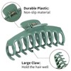 12 Pack Hair Claw Clips Large 4.3 Inch Hair Clips